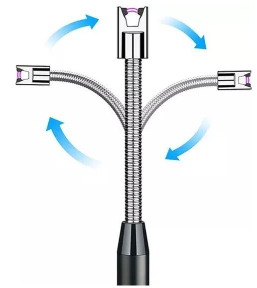 Isqueiro Acendedor Eletrônico Recarregável USB para fogão e churrasco