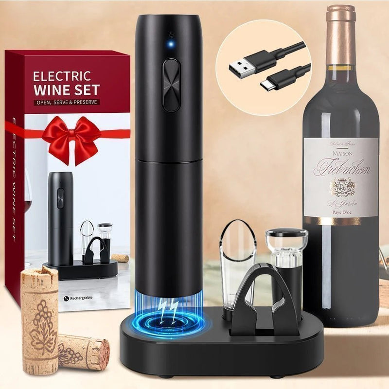 Abridor de Garrafa de Vinho Elétrico Automático Saca-rolhas